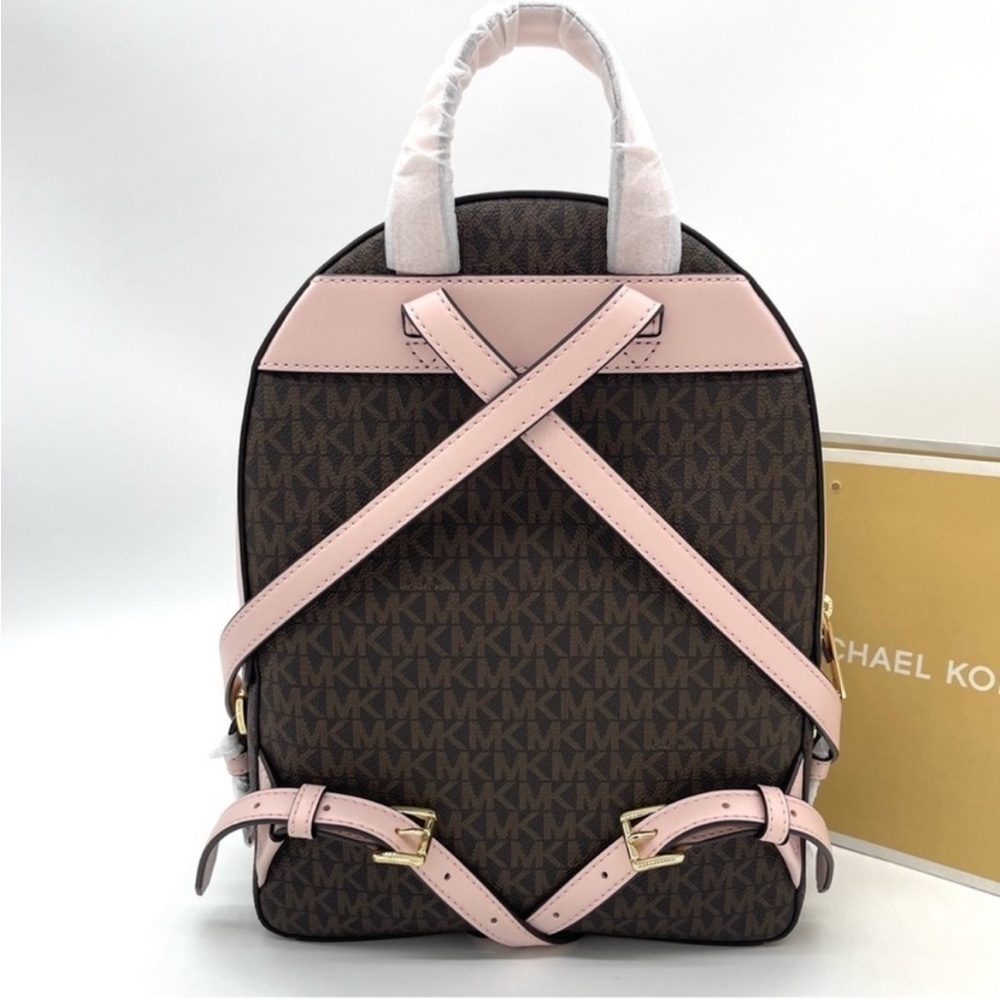 Michael Kors Medium Jaycee Zip Packet
Backpack Brown/Light Pink - Picture 3 of 10